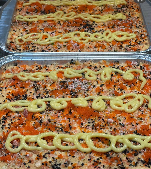 Salmon Sushi Bake